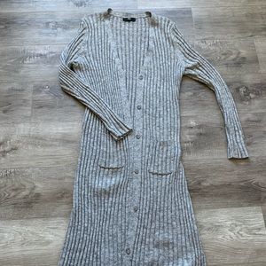MOSSIMO Gray Duster Cardigan